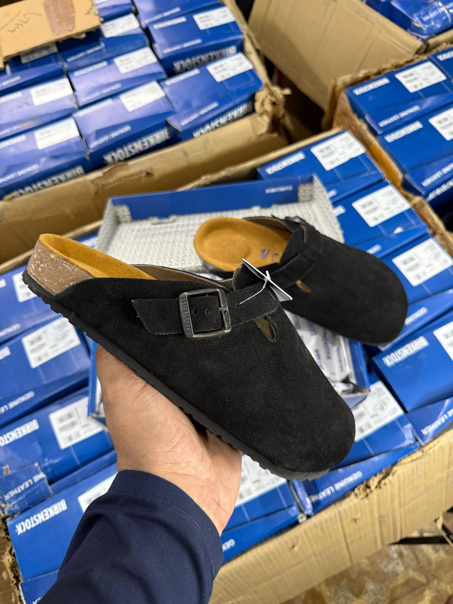 BIRKENSTOCK BOSTON BLACK