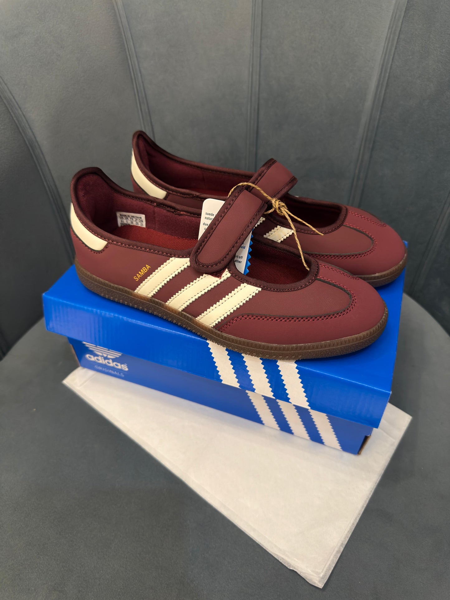 ADIDAS SAMBA JANE MAROON