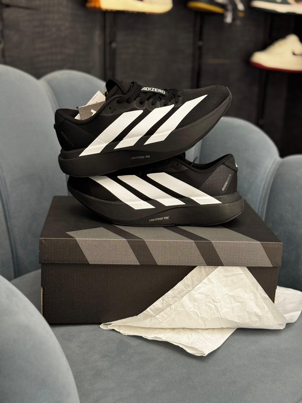 ADIDAS ADIZERO EVO SL BLACK – Snapkicks