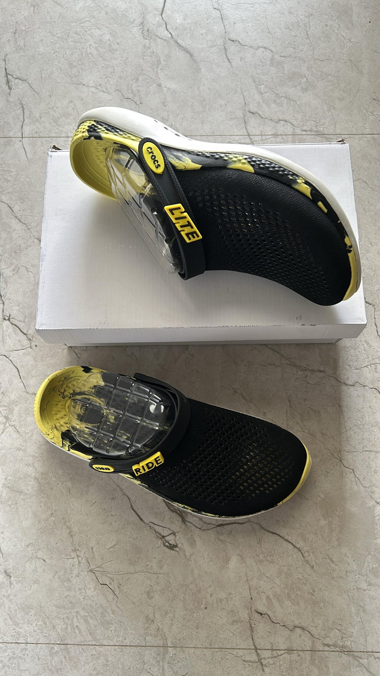 CROCS LITERIDE 360 BLACK YELLOW