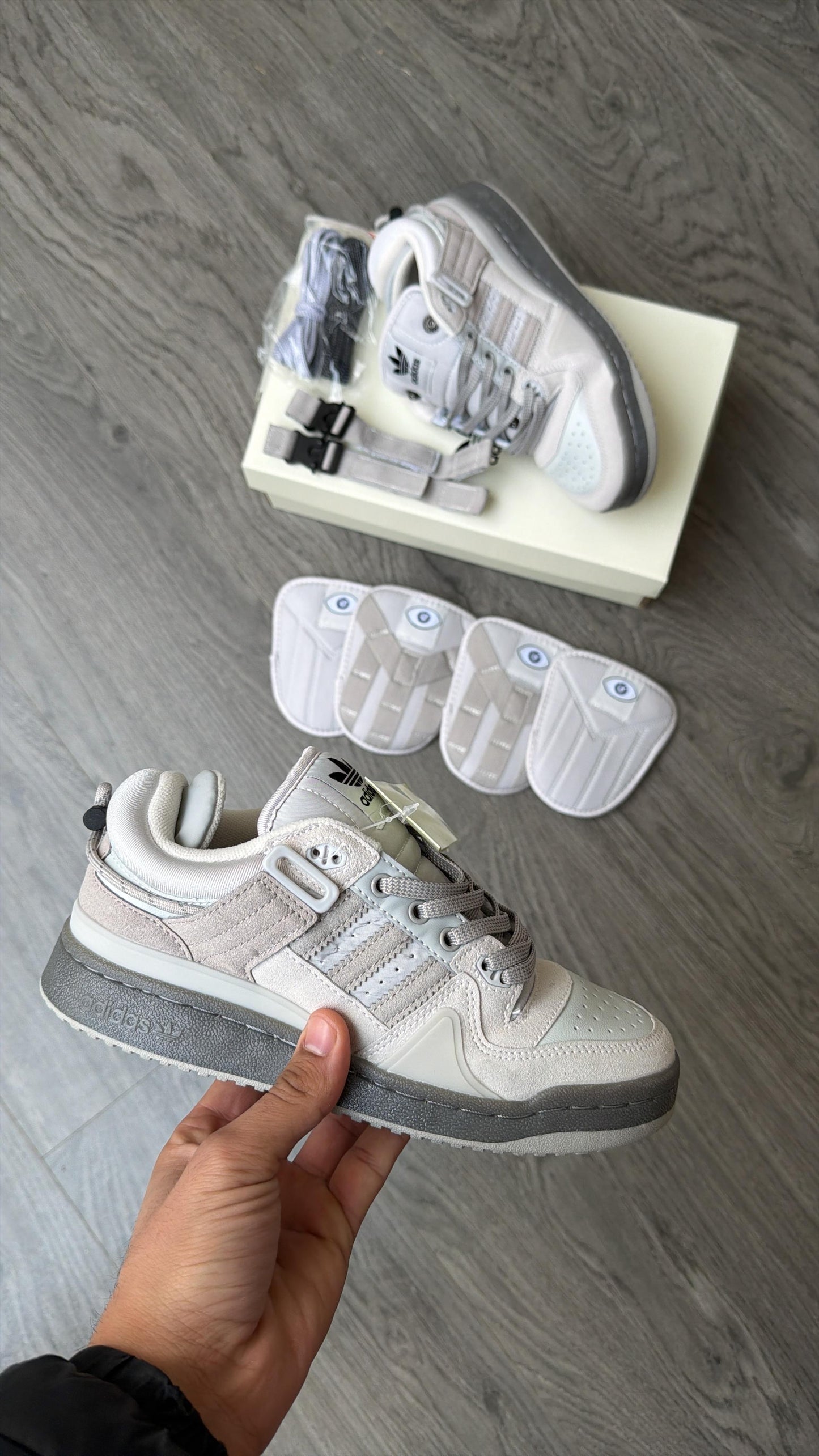 ADIDAS BAD BUNNY GREY