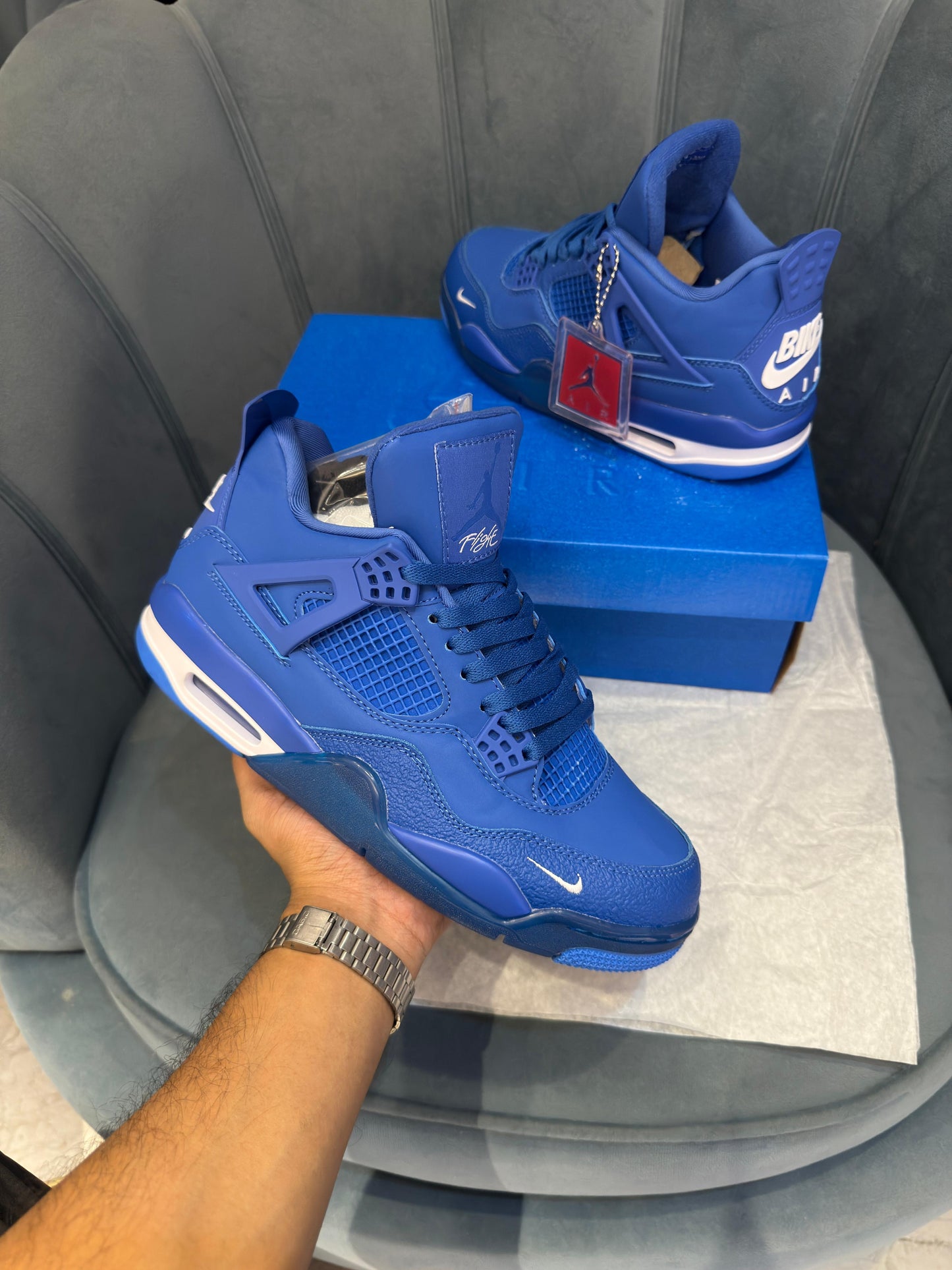 AIR JORDAN RETRO 4 NIGEL SYLVESTER BRICK BY BRICK