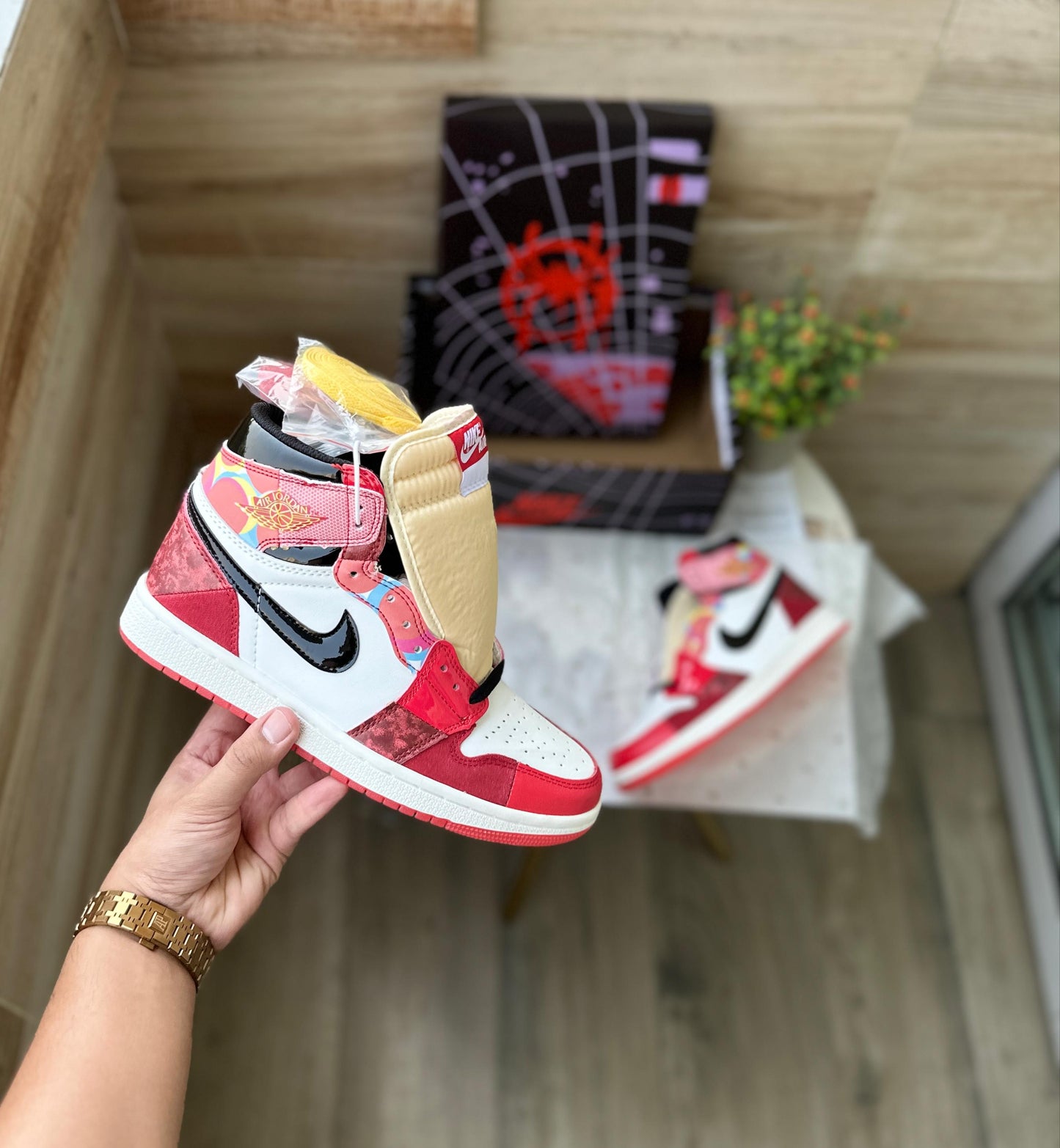 NIKE AIR JORDAN SPIDERVERSE GLOW QUALITY SEMI UA