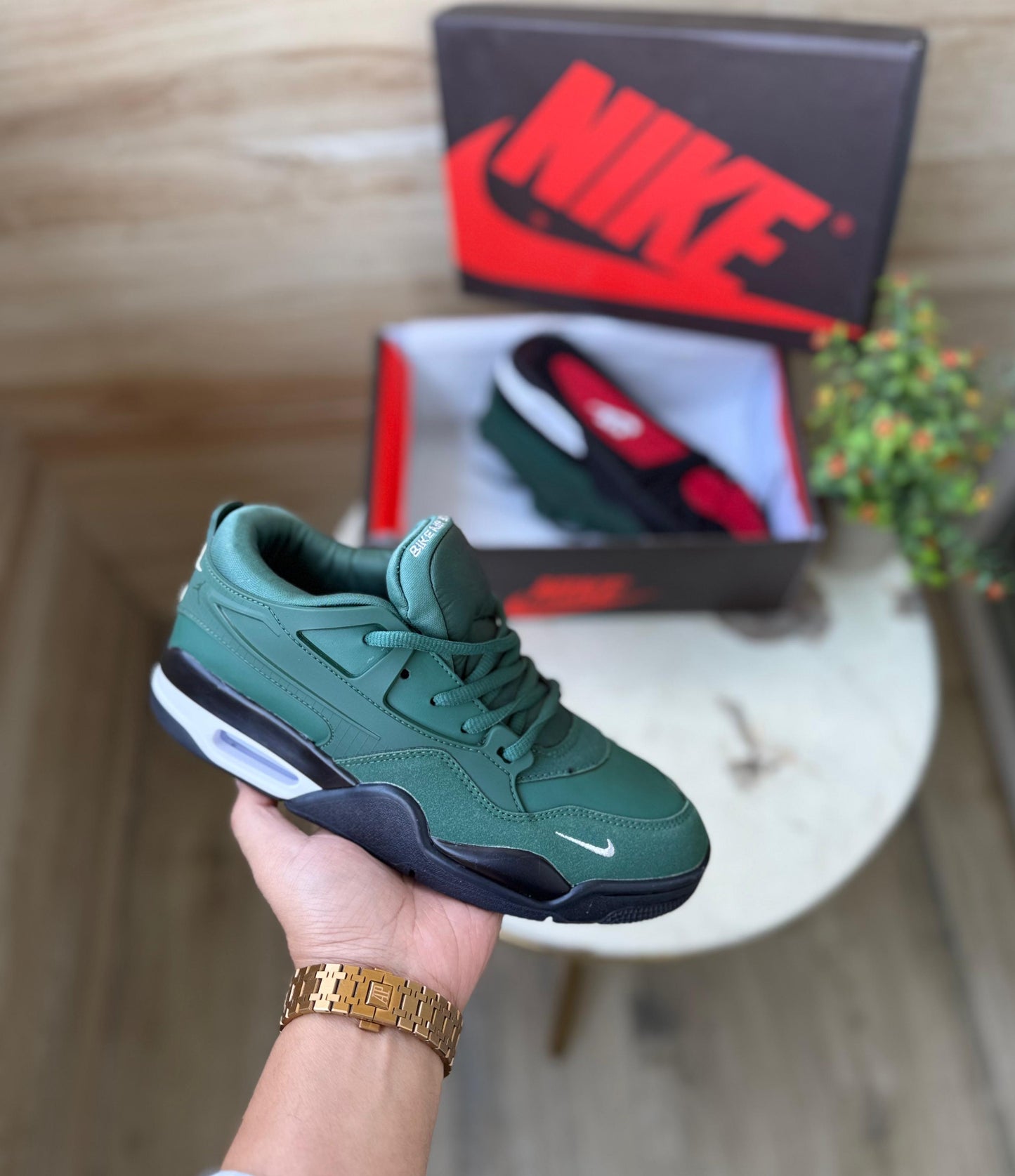 AIR JORDANS 4 RM NIGEL PRO GREEN EDTN