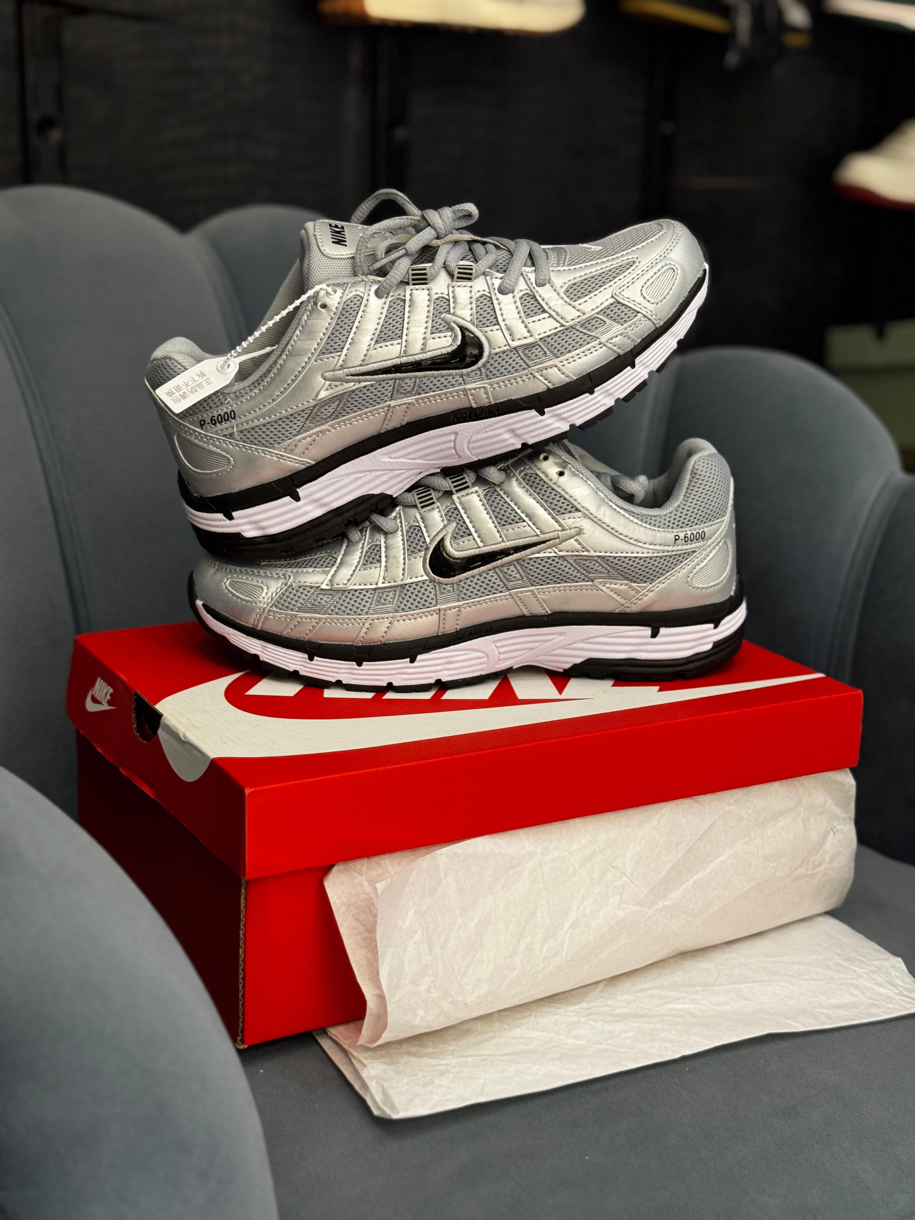 NIKE P-6000 TRAINER SILVER BLACK – Snapkicks