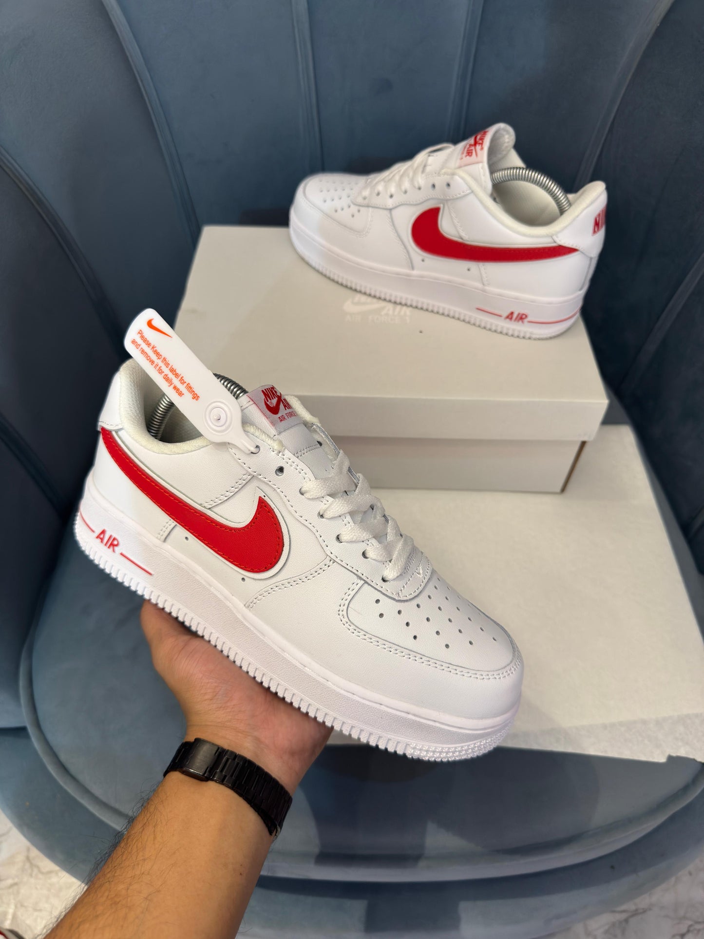 NIKE AIRFORCE 07 GYM RED