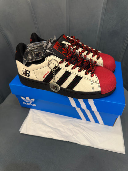 ADIDAS SUPERSTAR X BALMAIN KEYCHAIN