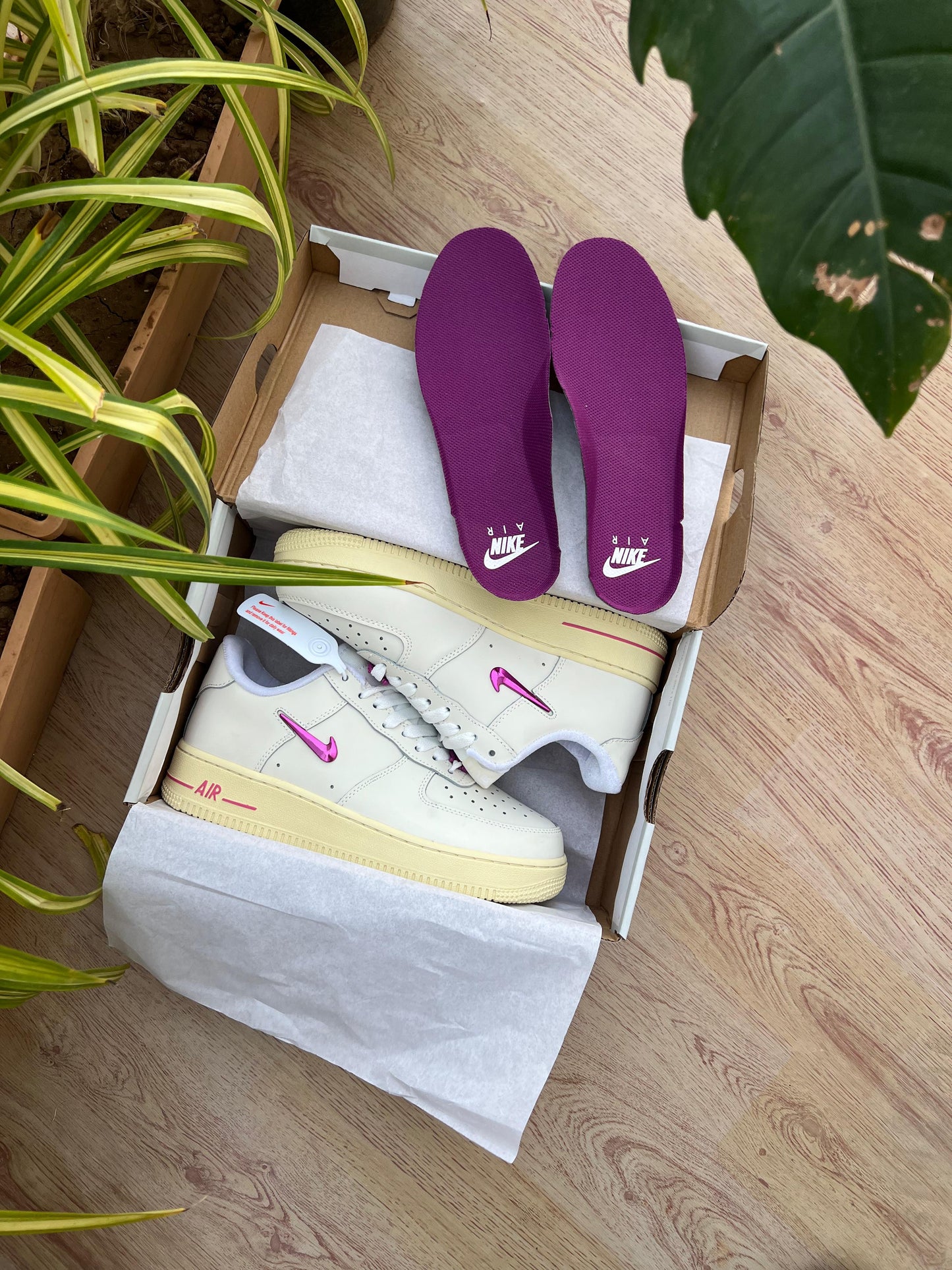 AIRFORCER 1 07 COCONUT MILKPLAYFUL PINK