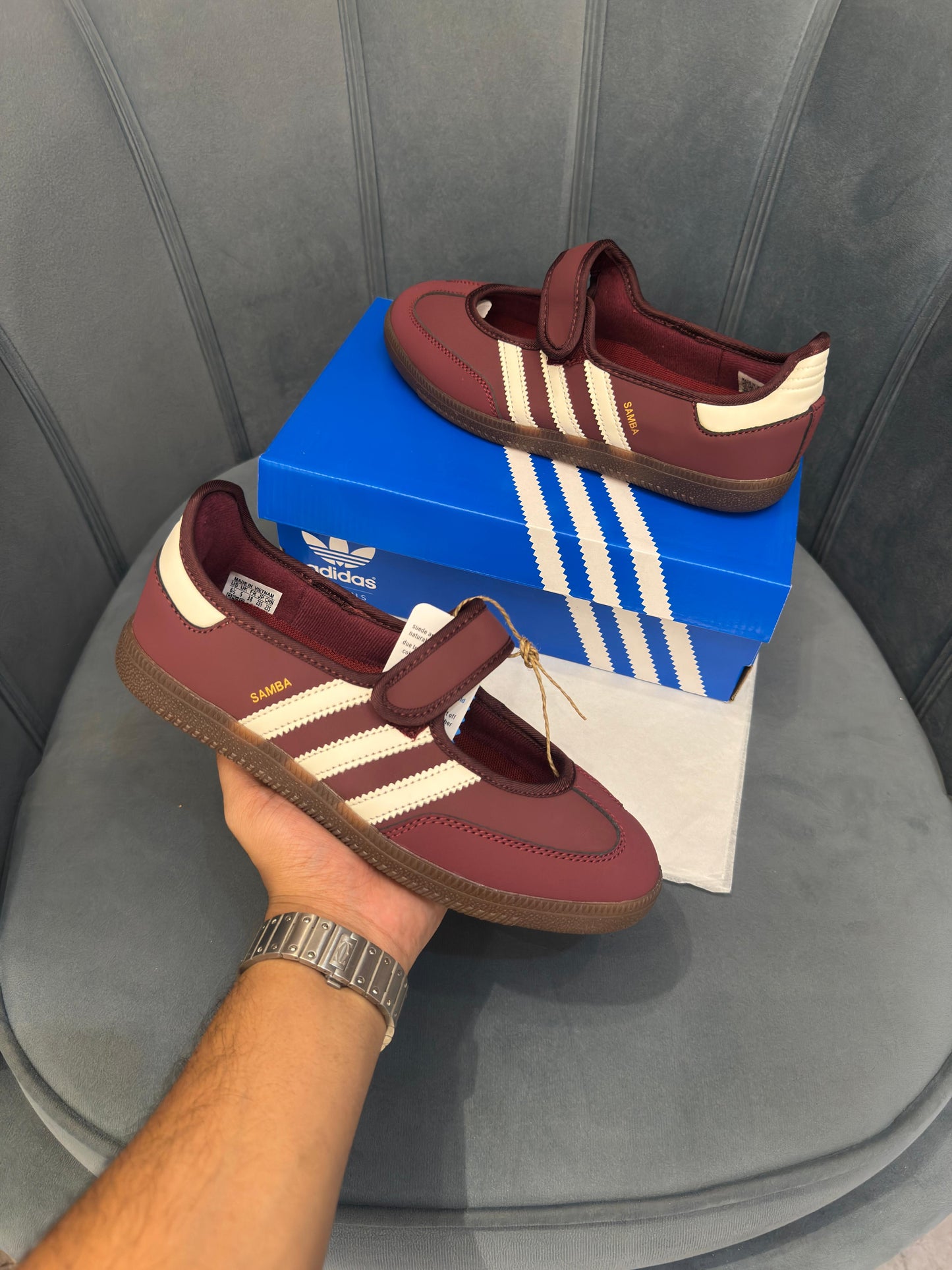 ADIDAS SAMBA JANE MAROON