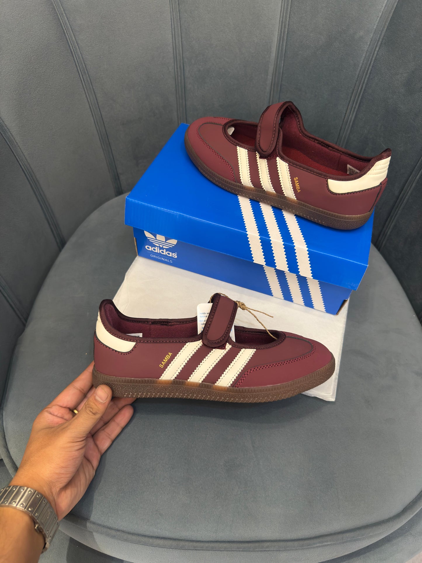 ADIDAS SAMBA JANE MAROON