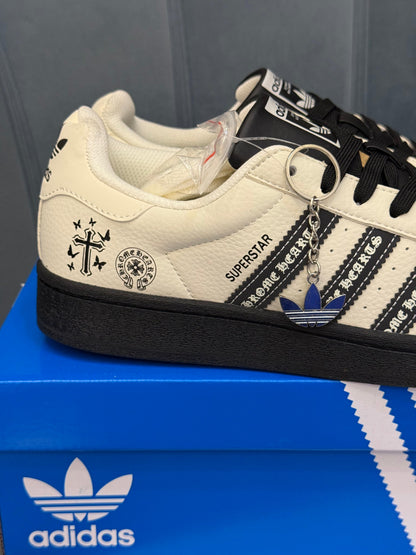 ADIDAS ORIGINAL SUPERSTAR HEART CHROME