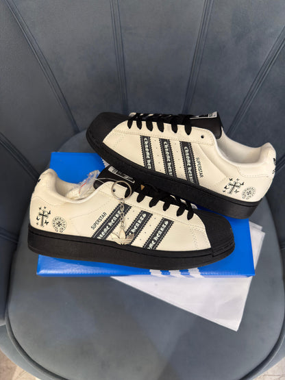 ADIDAS ORIGINAL SUPERSTAR HEART CHROME