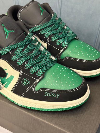 AIR JORDANS RETRO 1 X STUSSY GREEN 2026