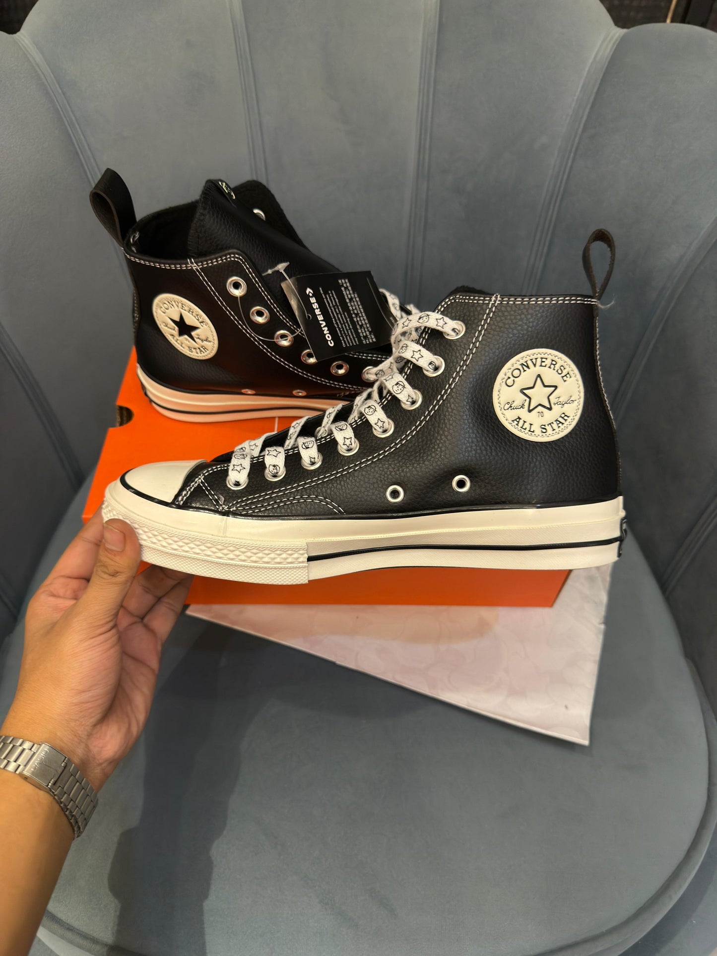 CONVERSE CHUCK 70 ESSENTIAL BLACK LEATHER