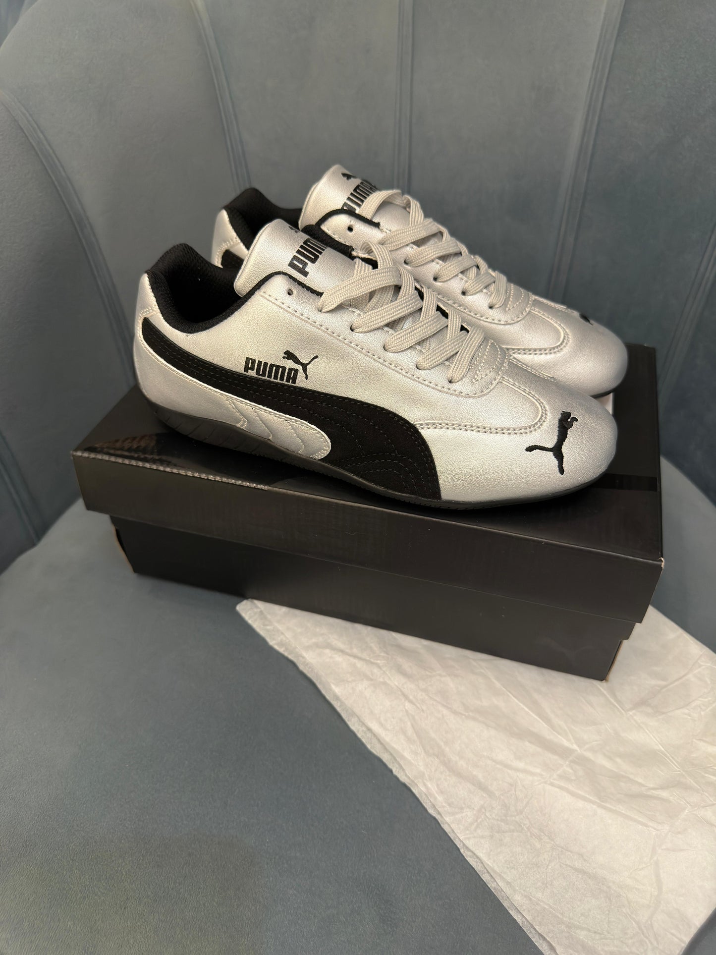 PUMA SPEED CAT SILVER/BLACK