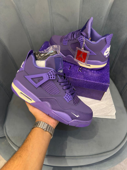 AIR JORDANS RETRO 4 NIGEL SYLVESTER PURPLE