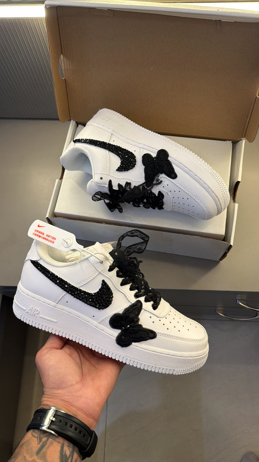 NIKE AIRFORCE ONE BUTTERFLY CUSTOMIZED