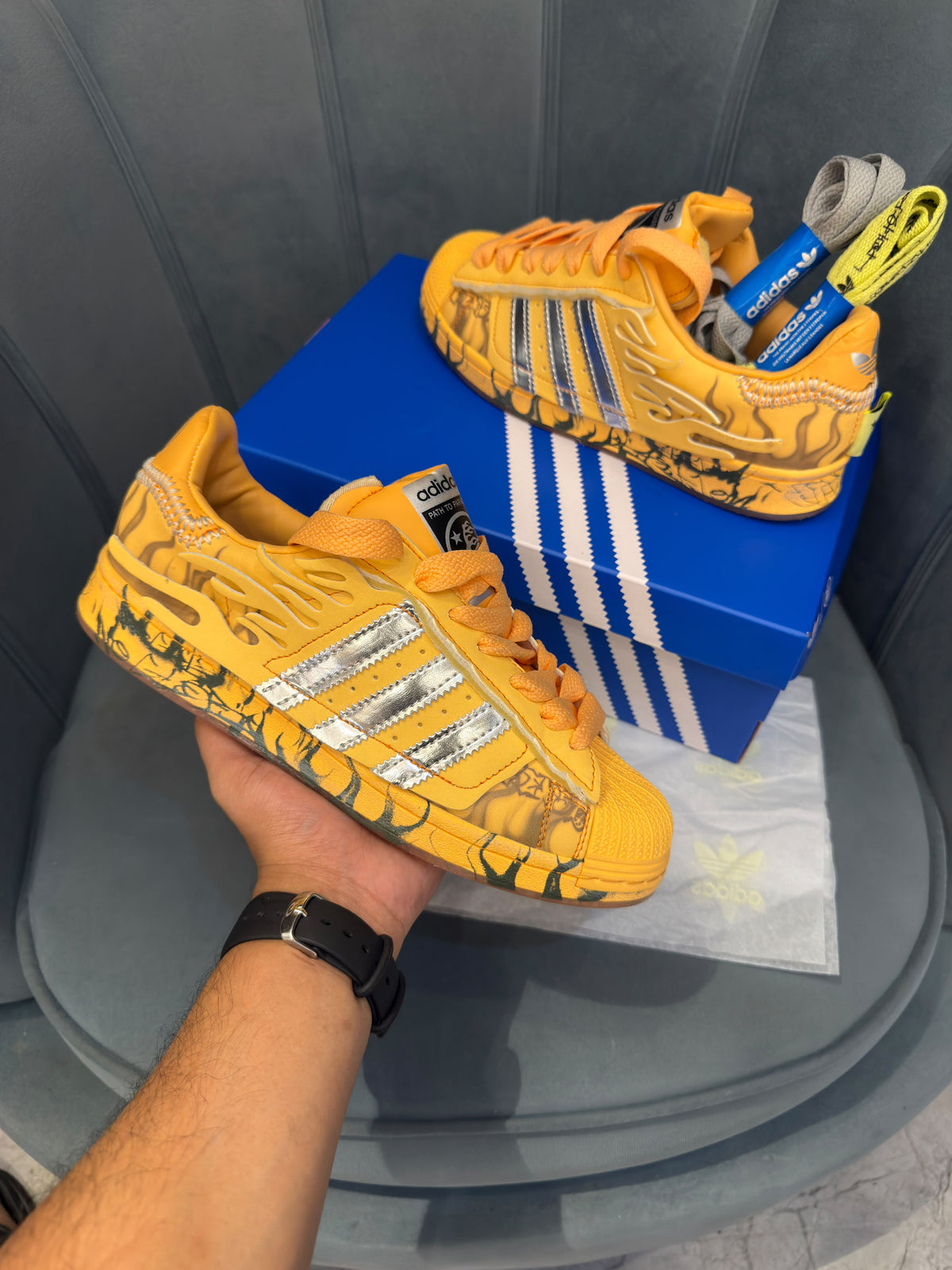 ADIDAS SUPERSTAR HELLSTAR HAZY ORANGE