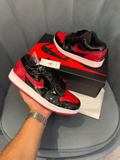 AIR JORDAN 1 LOW PATENT BRED