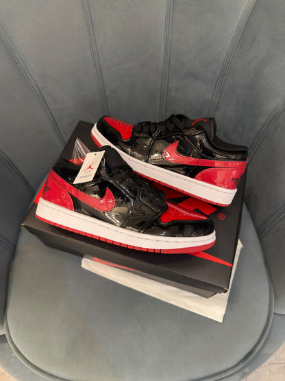 AIR JORDAN 1 LOW PATENT BRED