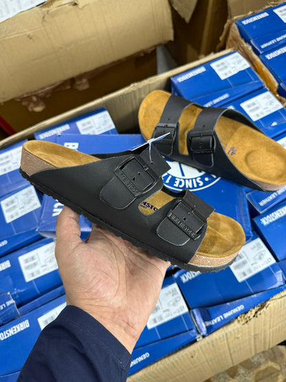 BIRKENSTOCK ARIZONA BLACK LEATHER