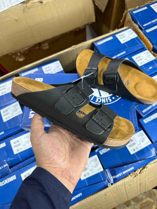 BIRKENSTOCK ARIZONA BLACK LEATHER