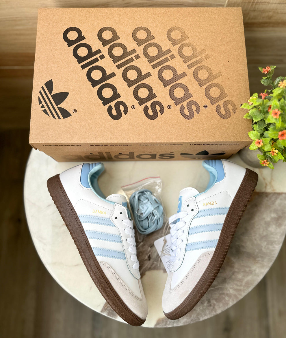 Adidas Samba White sky – Snapkicks